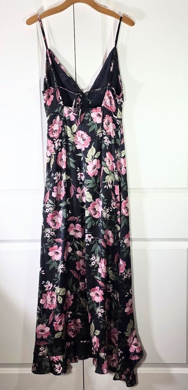 Dress Forum Women M Floral High Low Maxi Dress Romantic Cottagecore Coquette - Picture 4 of 11